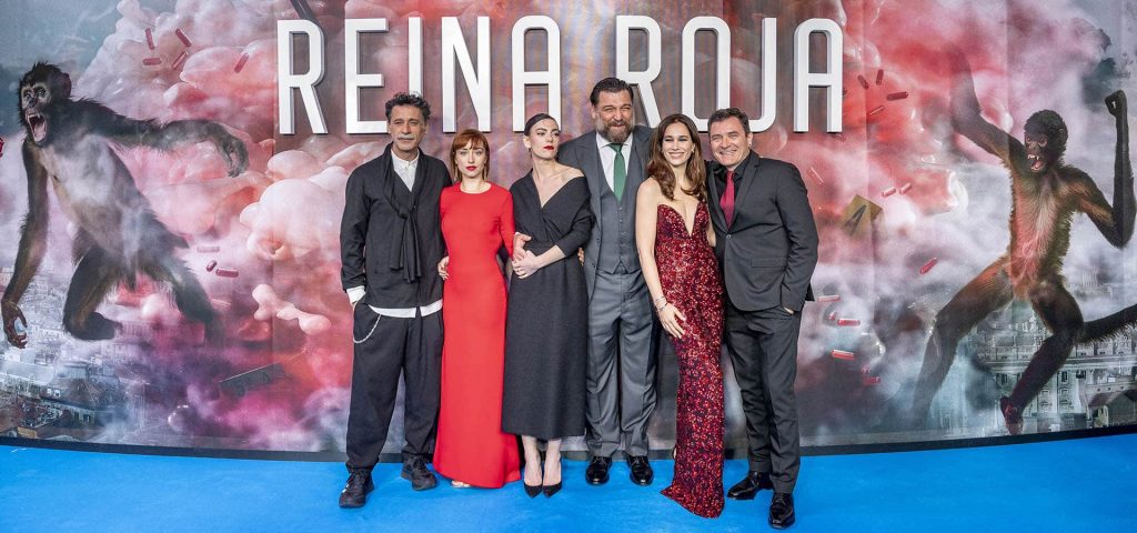 Photocall del estreno de Reina Roja en Madrid con los actores principales